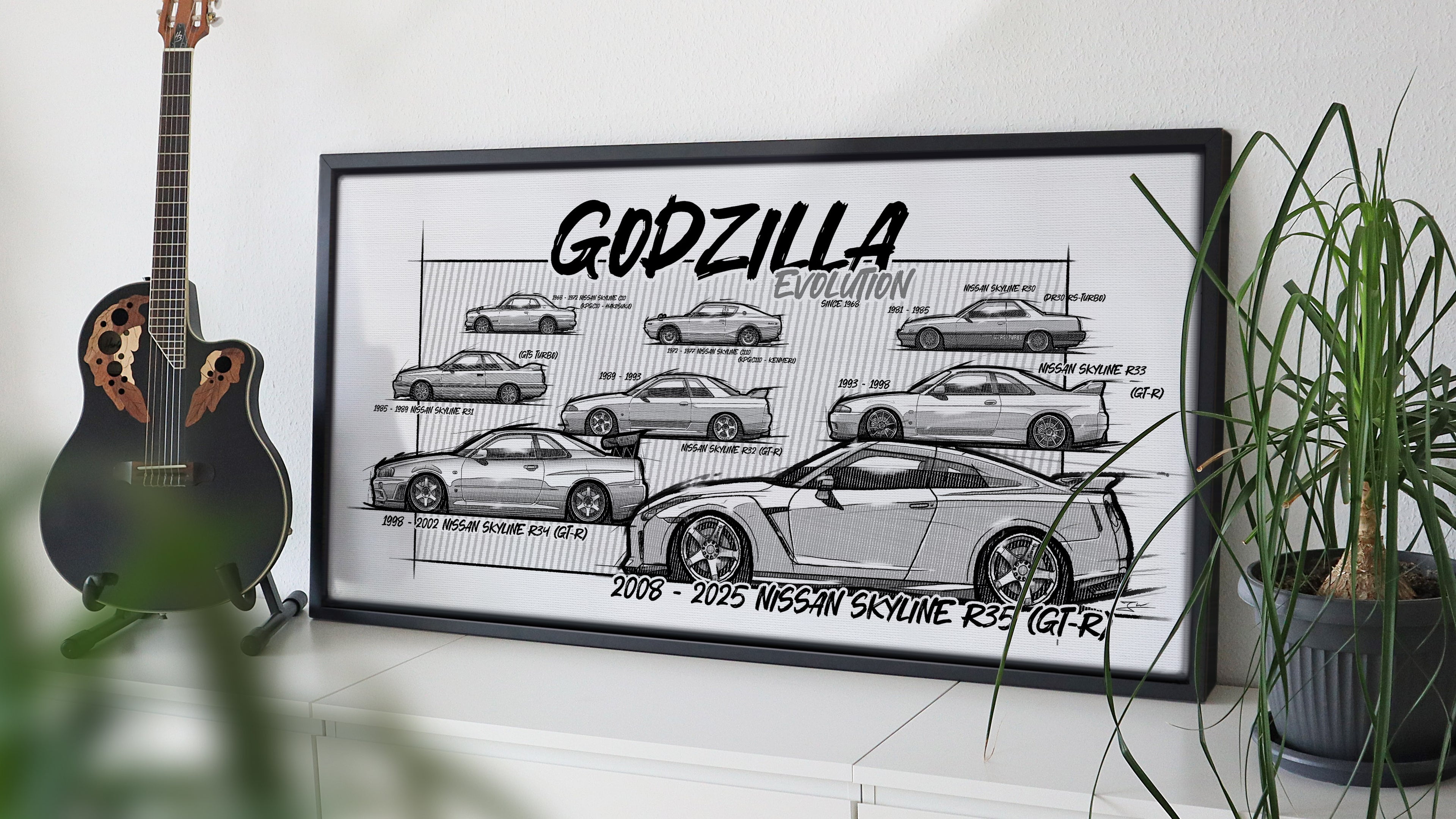 Collage - Godzilla Evolution